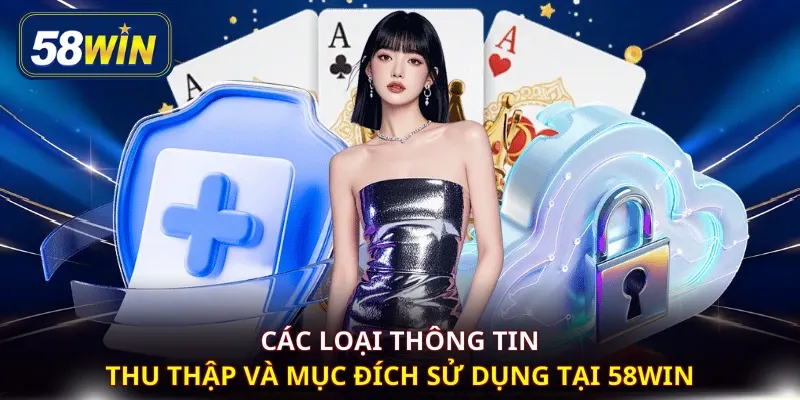 Các loại thông tin thu thập và mục đích sử dụng tại 58WIN